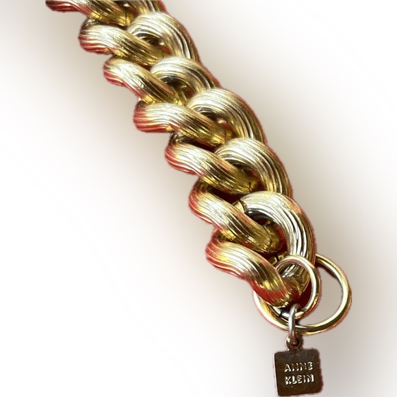 Anne Klein Chunky Gold Chain Necklace - Picture 3 of 6